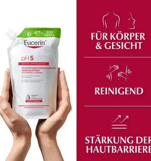 Eucerin pH5 Waschlotion empfindliche Haut Nachfüllbeutel 400 ml