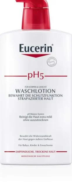 Eucerin pH5 Waschlotion 1000 ml mit Pumpe empfindliche Haut