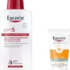 Eucerin pH5 Waschlotion 400 ml mit Pumpe + gratis Eucerin Sun Gelcreme Oil Control 20 ml