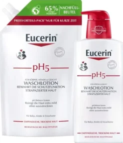 Eucerin pH5 Waschlotion 400 ml + Nachfüllbeutel 400 ml