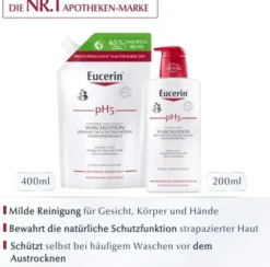 Eucerin pH5 Waschlotion 400 ml + Nachfüllbeutel 400 ml