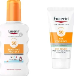 Eucerin Sensitive Protect Kids Sun Spray LSF 50+ + gratis Sun Gel-Creme Oil Control 20 ml
