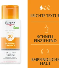 Eucerin Sensitive Protect Sun Extra Leicht LSF 30 150 ml Lotion