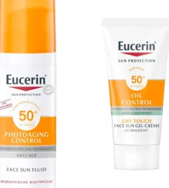 Eucerin Sun Fluid PhotoAging LSF 50 50 ml + gratis Sun Gel-Creme Oil Control 20 ml