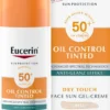 Eucerin Sun Oil Control Face Fluid Getönt (Hell) LSF 50 50 ml