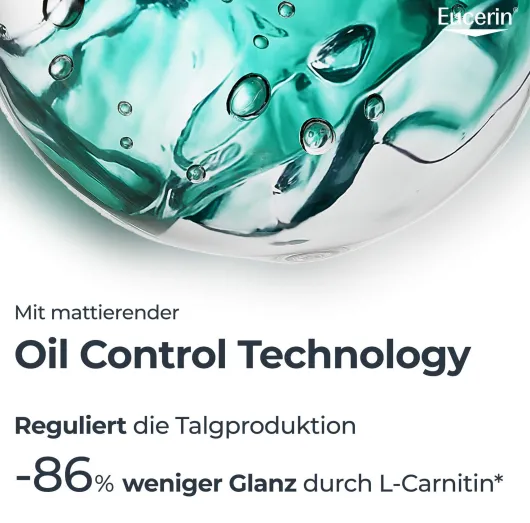 Eucerin Sun Oil Control Face Fluid Getönt (Hell) LSF 50 50 ml