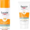 Eucerin Sun Oil Control Face Fluid Getönt (Mittel) LSF 50+ 50 ml + gratis Sun Gel-Creme Oil Control 20 ml