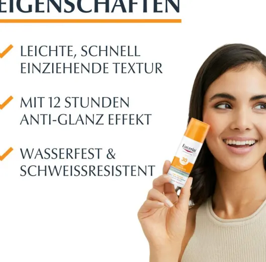 Eucerin Sun Oil Control Face LSF 30 50 ml Gel-Creme