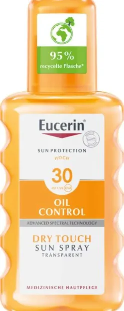 Eucerin Sun Oil Control Transparent Spray LSF 30 200 ml