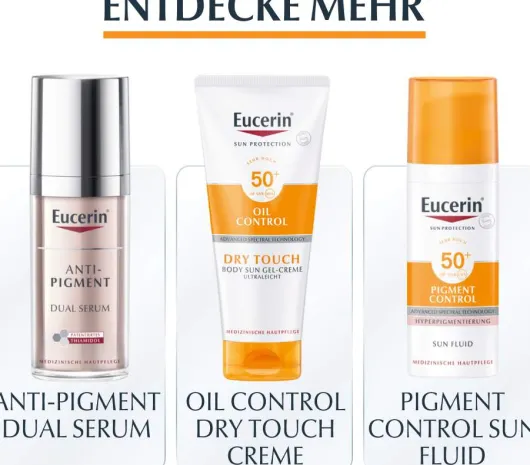 Eucerin Sun Pigment Control Face Fluid Getönt (Mittel) LSF 50+ 50 ml
