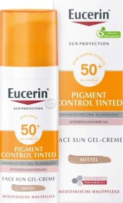 Eucerin Sun Pigment Control Face Fluid Getönt (Mittel) LSF 50+ 50 ml