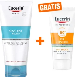 Eucerin Sun Sensitive Relief After Sun 200 ml Gel-Creme + gratis Sun Gel-Creme Oil Control 20 ml