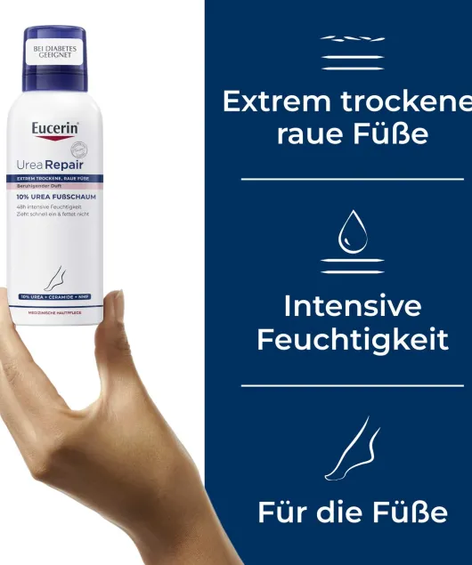 Eucerin UreaRepair Plus Fußschaum 10% 150 ml