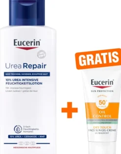 Eucerin UreaRepair Plus Lotion 10% 250 ml + gratis Eucerin Sun Gel-Creme Oil Control 20 ml