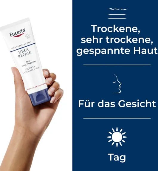 Eucerin UreaRepair Tag Gesichtscreme 5% 50 ml