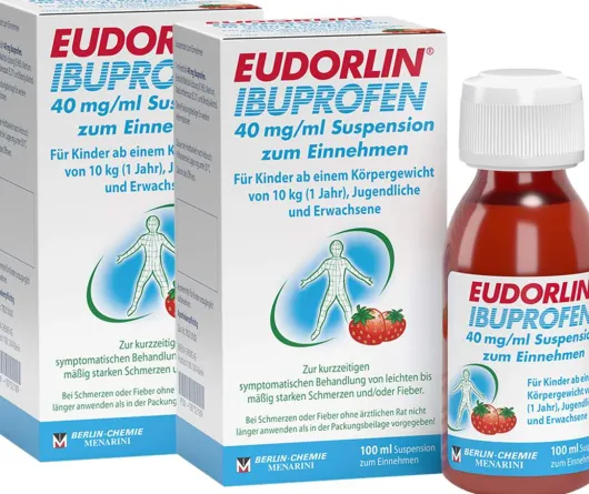 Eudorlin Ibuprofen 40 mg je ml 2 x 100 ml Suspension