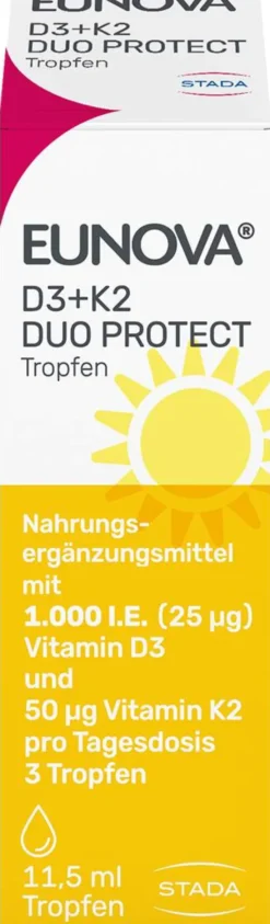 Eunova DuoProtect D3 + K2 1000 I.E. 11,5 ml Tropfen