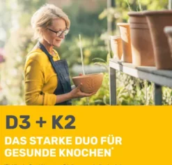 Eunova DuoProtect D3 + K2 1000 I.E. 2 x 90 Kapseln