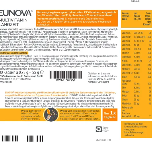 Eunova Langzeit 30 Kapseln
