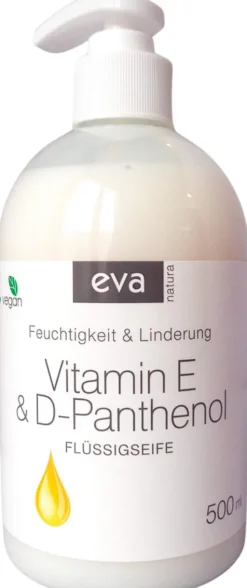 Eva Natura Cremige Flüssigseife Vitamin E+d-Pan 500ml