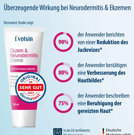 Evolsin Ekzem & Neurodermitis Creme 50 ml