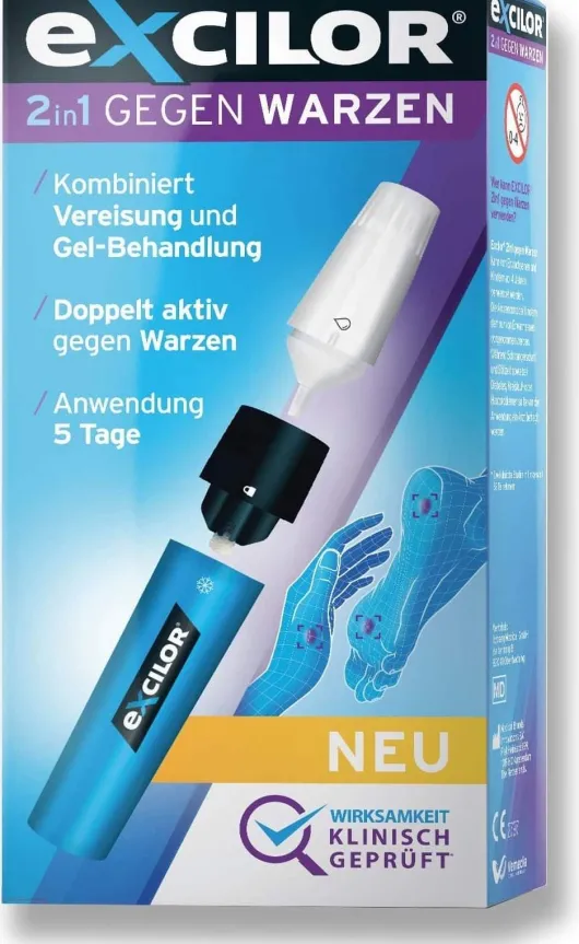 Excilor 2in1 Gegen Warzen Kombipackung