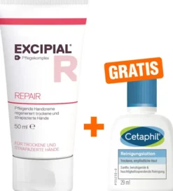 Excipial Repair Creme 50 ml + gratis Cetaphil Reinigungslotion 29 ml