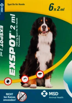 Exspot Lösung Für Hunde Ab 15 KG 6 X 2 ml