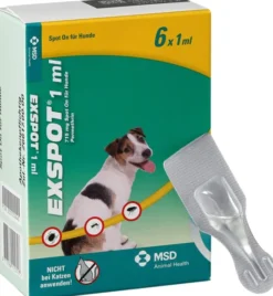 Exspot Lösung Für Hunde 6 X 1 ml