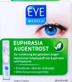 Eyemedica Euphrasia Augentrost Augentropfen 10 X 0,4 ml