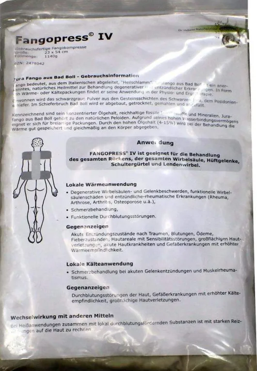 Fangopress Gr.Iv 23x54cm Kompressen