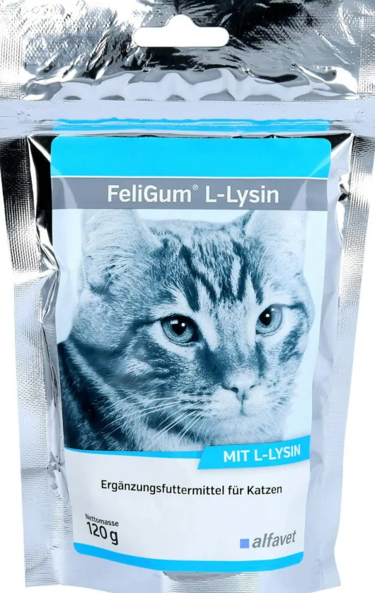 Feligum L-Lysin Kaudrops F.Katzen 120g