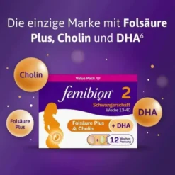Femibion 2 Schwangerschaft 56 Tabletten und 56 Kapseln Kombipackung