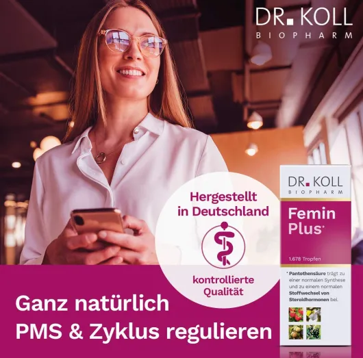 Femin Plus Dr.Koll Gemmo Komplex Himbeer Vitamin B 50 ml Tropfen