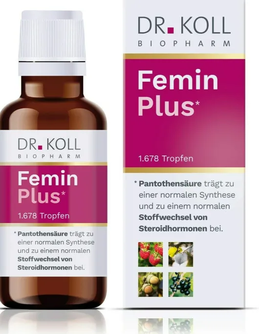 Femin Plus Dr.Koll Gemmo Komplex Himbeer Vitamin B 50 ml Tropfen