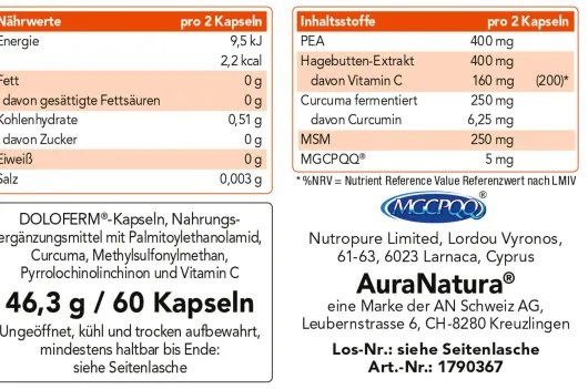 Fermentura Doloferm 60 Kapseln