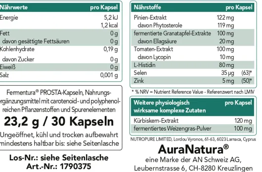 Fermentura Prosta 30 Kapseln
