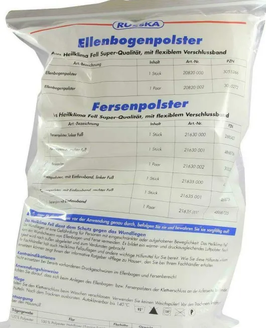 Fersenpolster Fell Heilklima 2 Stück
