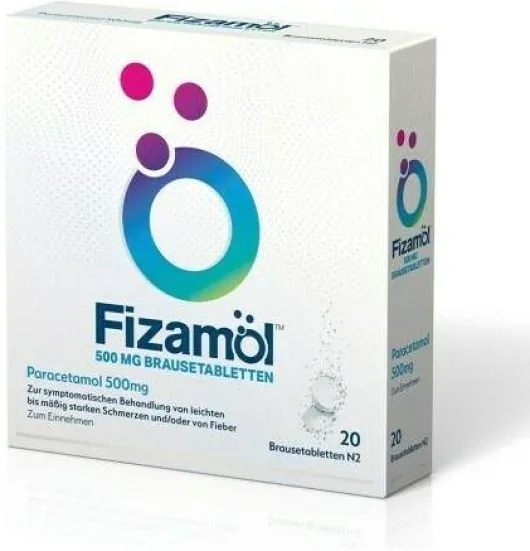 Fizamol 500 mg 20 Brausetabletten