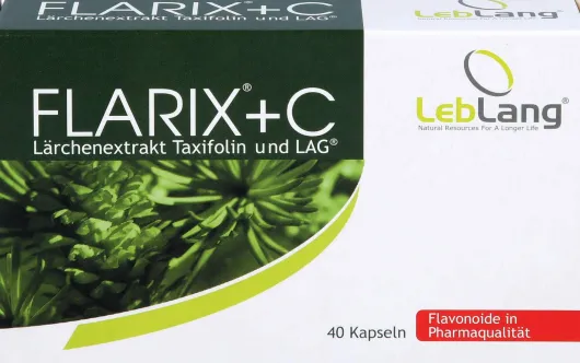 Flarix+c Lärchenextrakt Taxifolin 40 Kapseln