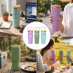 Flip-Becherglas Blau 800 ml