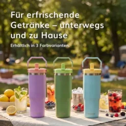 Flip-Becherglas Blau 800 ml