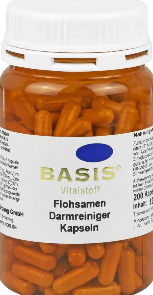 Flohsamen 200 Kapseln