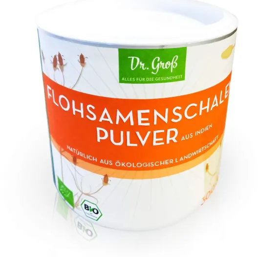 Flohsamenschalen Gemahlen Bio 300 G Pulver