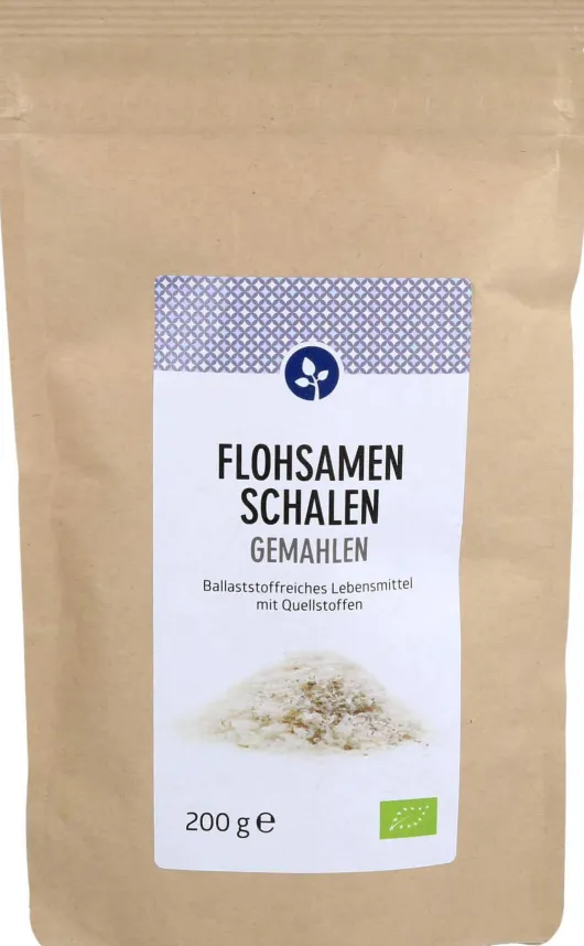 Flohsamenschalen Gemahlen Bio 200 G Pulver