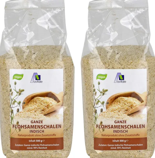 Flohsamenschalen indisch 2 x 500 g
