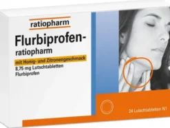 Flurbiprofen-ratiopharm mit Honig und Zitrone 24 Tabletten