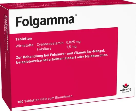 Folgamma Tabletten 100 Tabletten