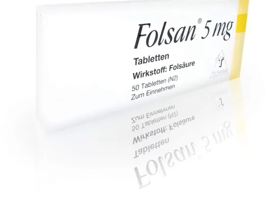 Folsan 5 mg 50 Tabletten
