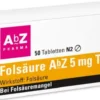 Folsäure Abz 5 mg 50 Tabletten